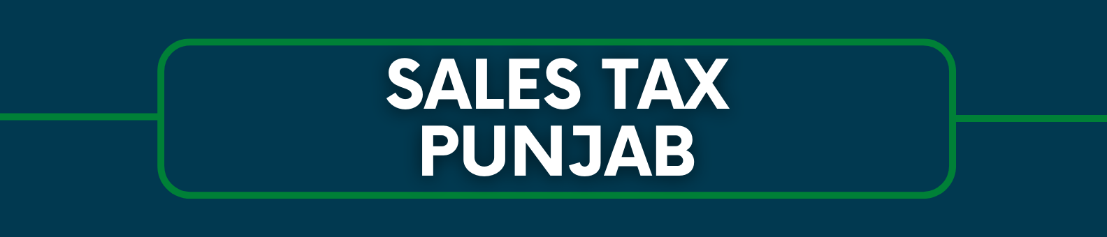 Sales Tax Punjab
