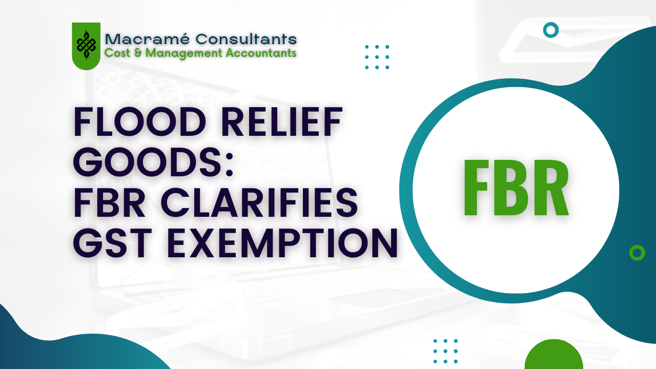 Flood-relief goods: FBR clarifies GST exemption